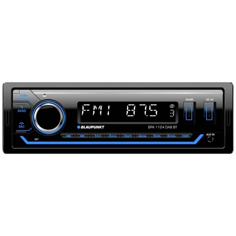 Blaupunkt Autoradio BPA 1124 DAB BT Bluetooth Freisprecheinrichtung schwarz 48 - 4260499853587