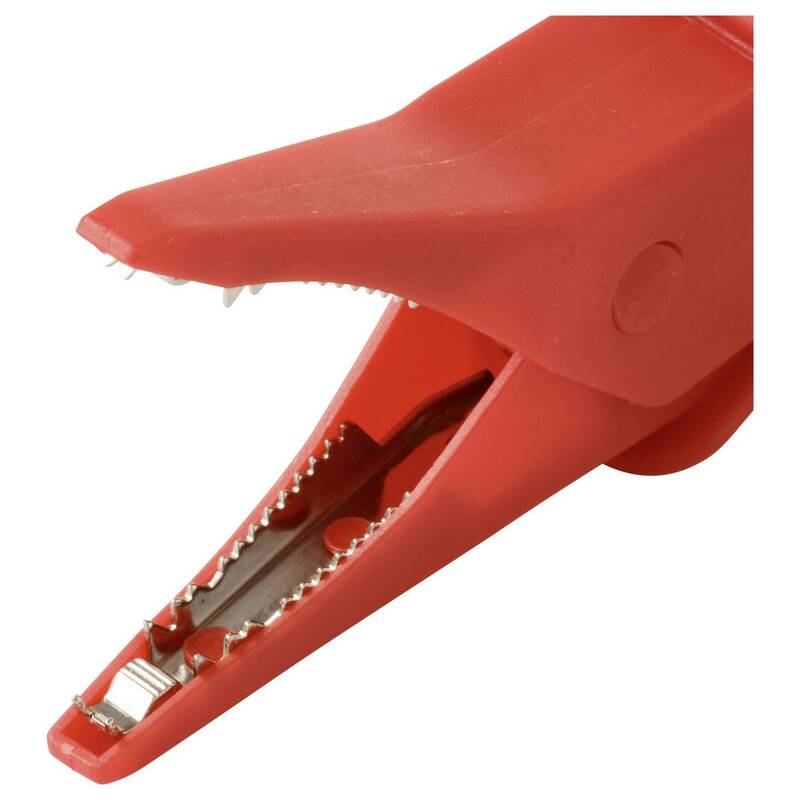 Voltcraft Messleitungs-Set MLSet-100 Krokoklemmen Prüfspitze 4mm 1,2m Rot - 4064161503592