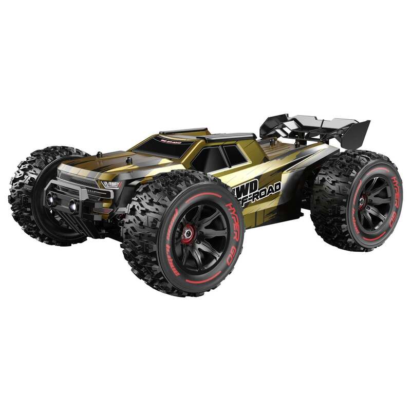 MJX Hyper GO Truggy 1:14 RC Modellauto Allradantrieb 55 km/h inkl. Akku Gold - 4064161341750