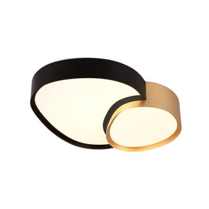 B-Ware Rise Deckenlampe Deckenleuchte LED CCT dimmbar schwarz gold Metall Kunststoff