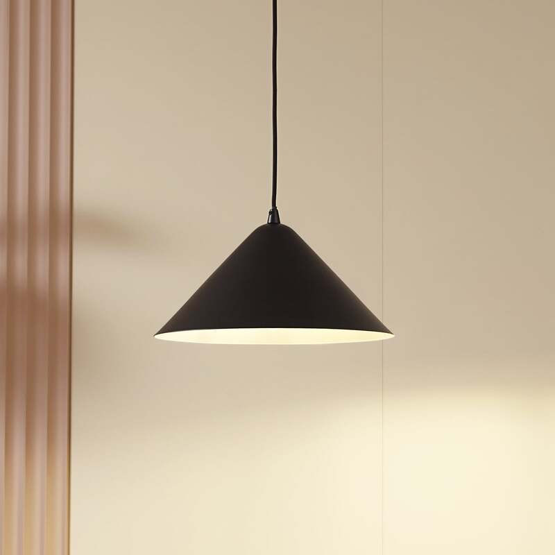 Lindby Hängeleuchte Clarine LED Pendelleuchte Lampe dimmbar schwarz Ø32cm - 4251911793673