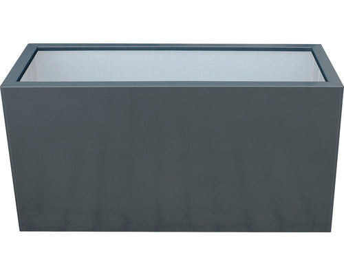 Palatino Pflanzkübel Lotte Metall 150x40x50cm anthrazit UV-beständig winterfest - 4260445862427