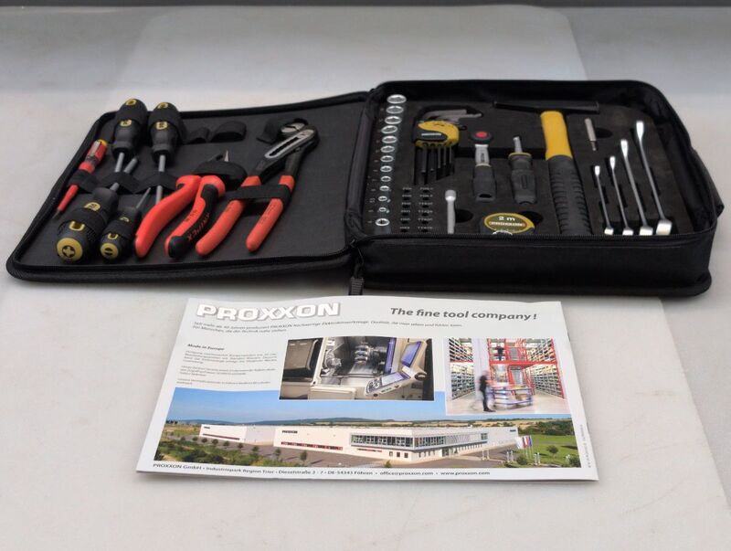 PROXXON Werkzeugtasche bestückt Profi Werkzeugkoffer schwarz 335x300mm 3,29kg - 4006274236707