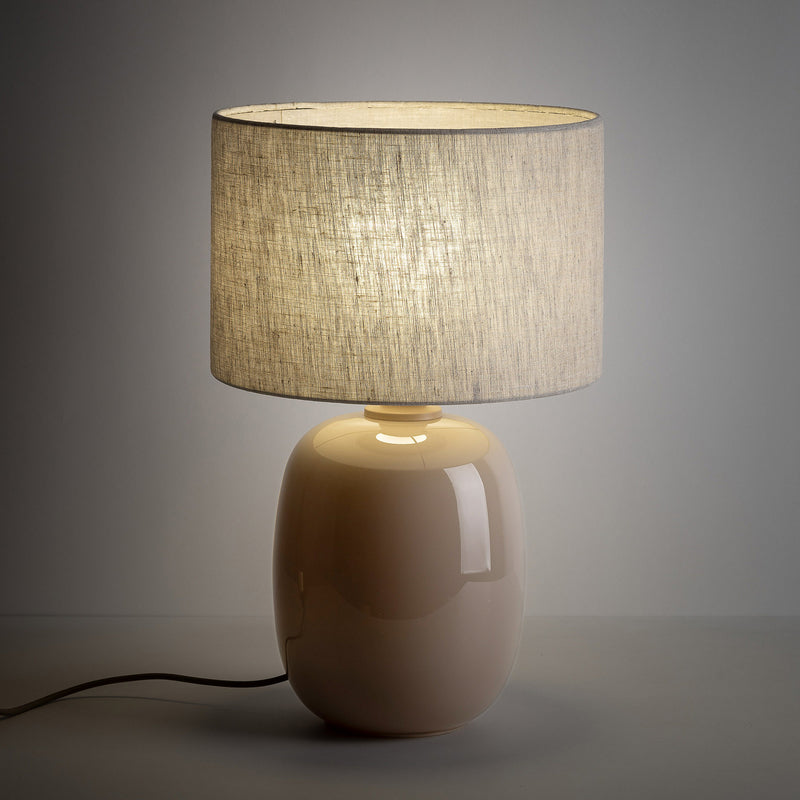 TK-Lighting Tischleuchte Melody LED Lampe Leuchte sand 48cm Höhe E27 30cm - 5906135161829