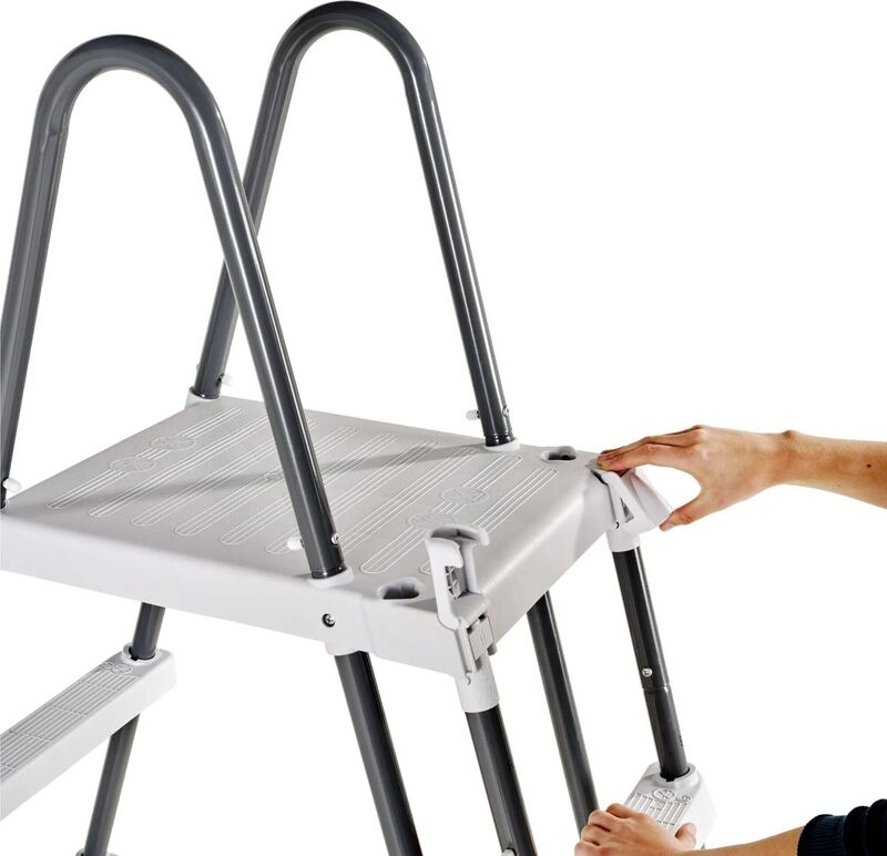 Intex Ladder with Removable Entry Steps for 1.22M and 91cm Above Ground Pools - 6941057408507