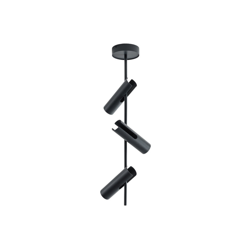 Deckenspot Leda 3 anthrazit LED Deckenlampe dimmbar Strahler Stahl 76cm hoch - 5902846810629