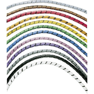 B-Ware Panduit Spiralschlauch T25F-C2 4,80 bis 50,40 mm Rot 30,5 m Polyethylen flexibel