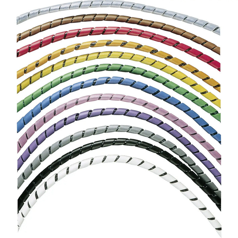 Panduit Spiralschlauch T25F-C2 4,80 bis 50,40 mm Rot 30,5 m Polyethylen flexibel - 0074983384235