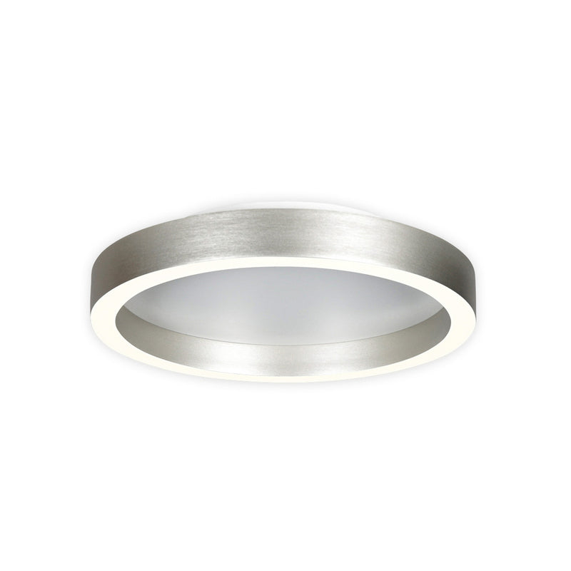 Steinhauer Deckenlampe Ringlux LED Lampe dimmbar warmweiß Metall Ø30cm grau - 8712746180916