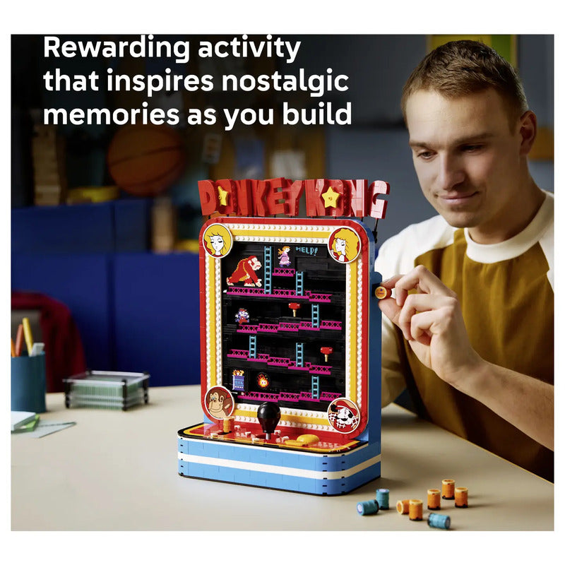 LEGO Super Mario Donkey Kong Arcade Retro-Spielautomat 1367 Teile Zimmerdeko - 5702018063842