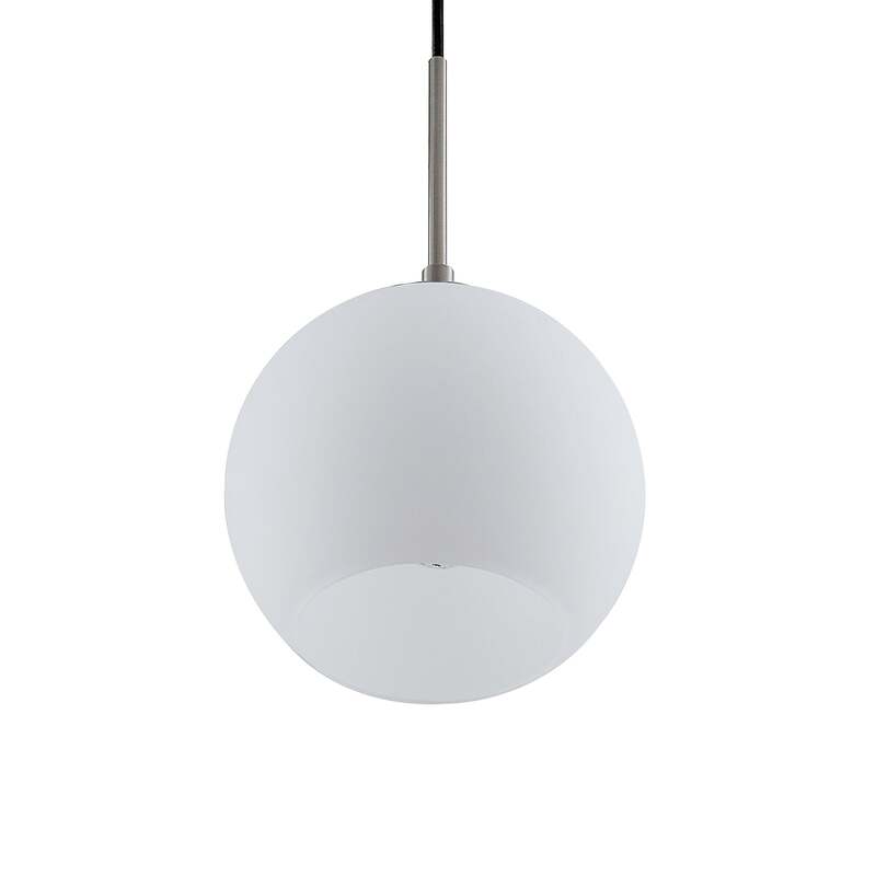 Lindby Hängelampe Hängeleuchte Jurian LED Pendelleuchte dimmbar nickel opal - 4251911727876