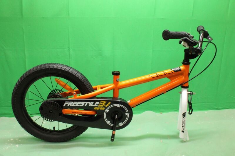 RoyalBaby Kinderfahrrad EZ Freestyle 12 Zoll für 3-4 Jahre, orange/abendrot - 6970962669819