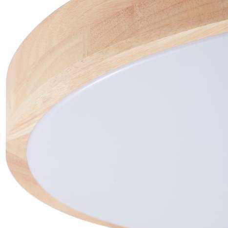 Lindby Innes LED-Deckenleuchte Deckenlampe Deckenlicht Lampe Holz Ø50,5cm Smart - 4251911766912