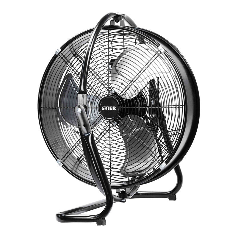 STIER Metall-Bodenventilator 140W Hochleistungsventilator für Werkstätten - 4251709646419