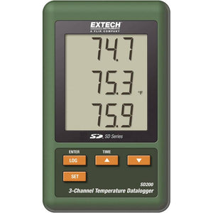 D-Ware Extech SD200 Temperatur-Datenlogger -100 bis 1300 °C, 0,1 °C Auflösung