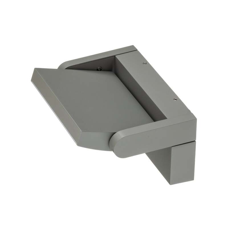Lindby Außenwandleuchte Sherin LED Gartenlampe schwenkbar IP54 hellgrau 3000K - 4255830907173