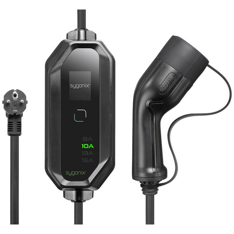 Sygonix Mobile Ladestation Ladegerät Ladekabel 5 M für E-Auto Typ 2 Mode 2 16 A - 4064161233864