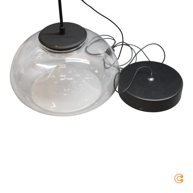 FABAS LUCE LED Hängeleuchte Pendelleuchte Brena transparent dimmbar CCT 1-flg - 8019282546023