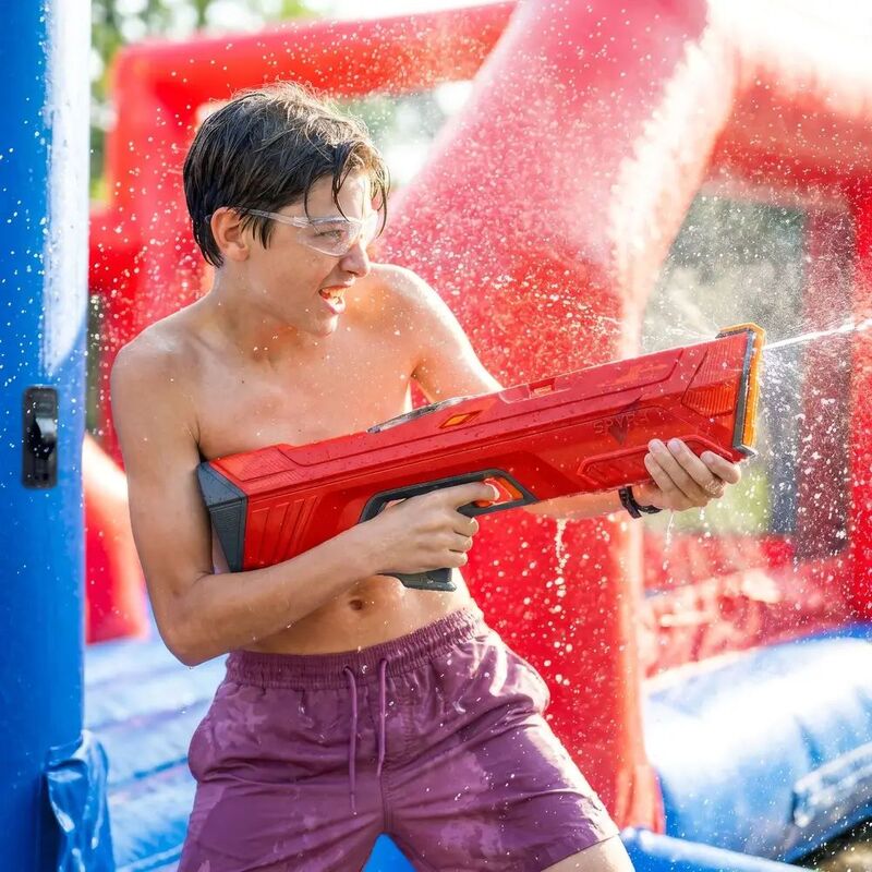 SPYRA Electric Water Blaster  Outdoor Squirt Gun for Pool Games  SpyraFour  Red - 4260747380704