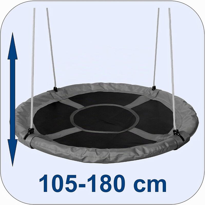 Izzy Nest Schaukel Garten Schaukel 110cm 150kg Tellerschaukel Handtuchschaukel - 4047385232290