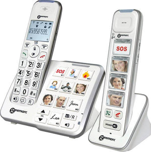 B-Ware Geemarc Mobility Pack Foto Schnurloses Großtastentelefon Telefon Fototasten663
