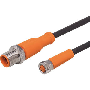B-Ware ifm Verbindungsleitung Verbindungskabel EVC222 Kabel Stecker gerade M8 M12 1 m