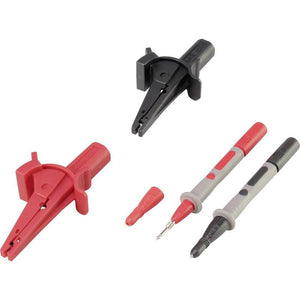 B-Ware Voltcraft Krokodilklemmen Set VC-8097030 isoliert 4mm CAT III 1000V schwarz