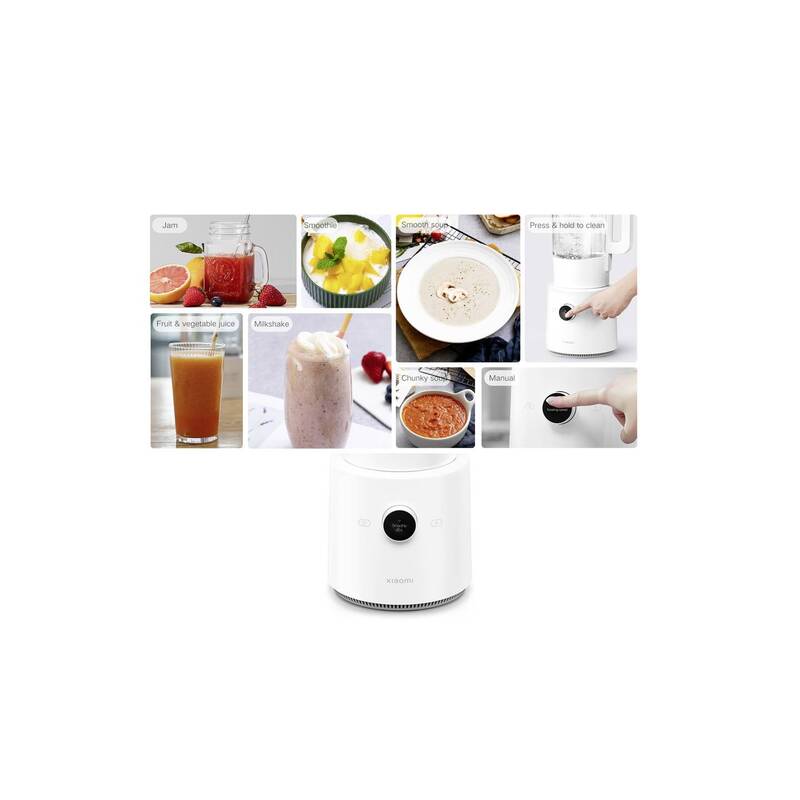 Xiaomi Standmixer 1000 W Weiß 1,6 l 9 Schaltstufen App steuerbar Borosilikatglas - 6934177780554