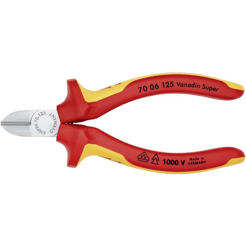 Knipex Seitenschneider VDE 70 06 125 Kombizange Handwerkzeug Drahtschneider - 4003773018124