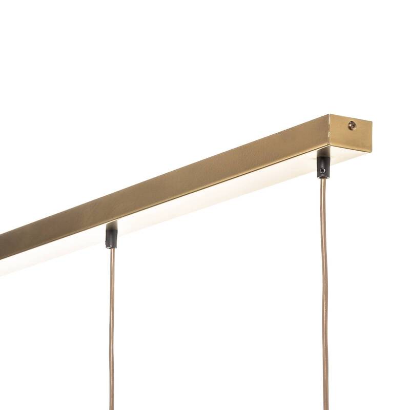 Euluna Hängeleuchte Vienna Hängeleuchte Lampe Opalglas messing 3-flammig E14 - 5902693755746