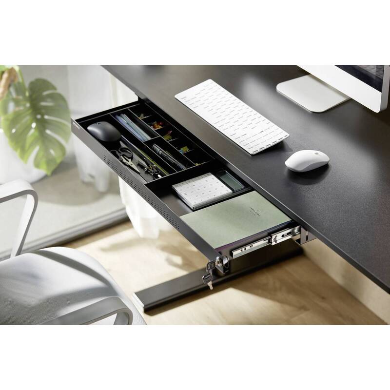 SpeaKa Professional SP-10938492 Untertisch-Schublade 740 x 449 mm abschließbar - 4064161240541