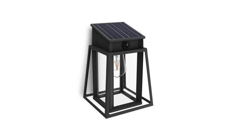 Philips Wandleuchte Außenlampe Solarleuchte Ultra-Efficient schwarz SIEHE TEXT - 8720169361867