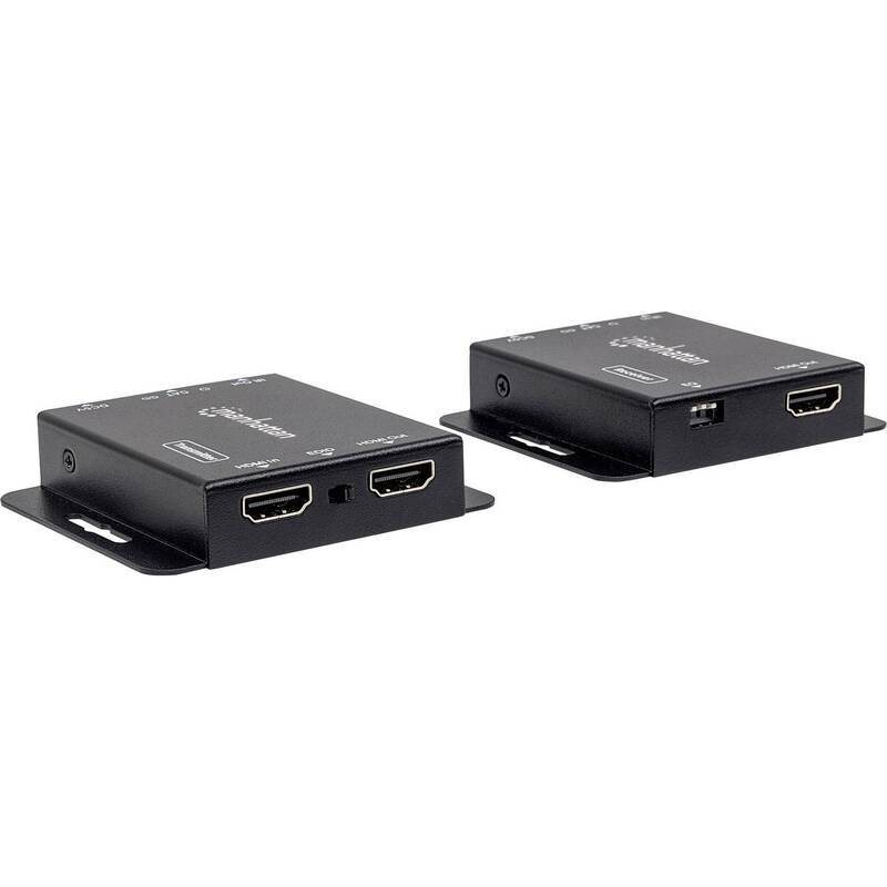 Manhattan HDMI LAN Extender HDMI-Signal-Verlängerung über Netzwerkkabel 340 MHz - 0766623207461