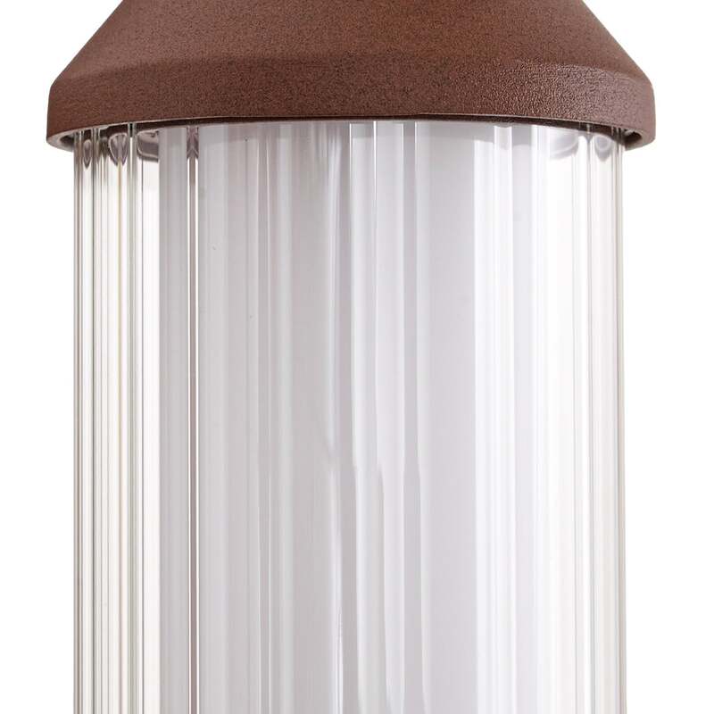 Lindby Außenwandleuchte Neravio LED Gartenleuchte rost 26cm IP54 warmweiß 1450lm - 4255830909221