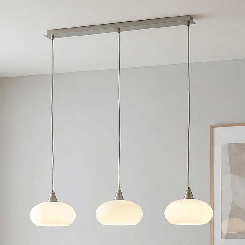 Lucande Hängeleuchte Pendelleuchte Sharvil 3-flammig dimmbar Lampe Leuchte 97cm - 4251911756326