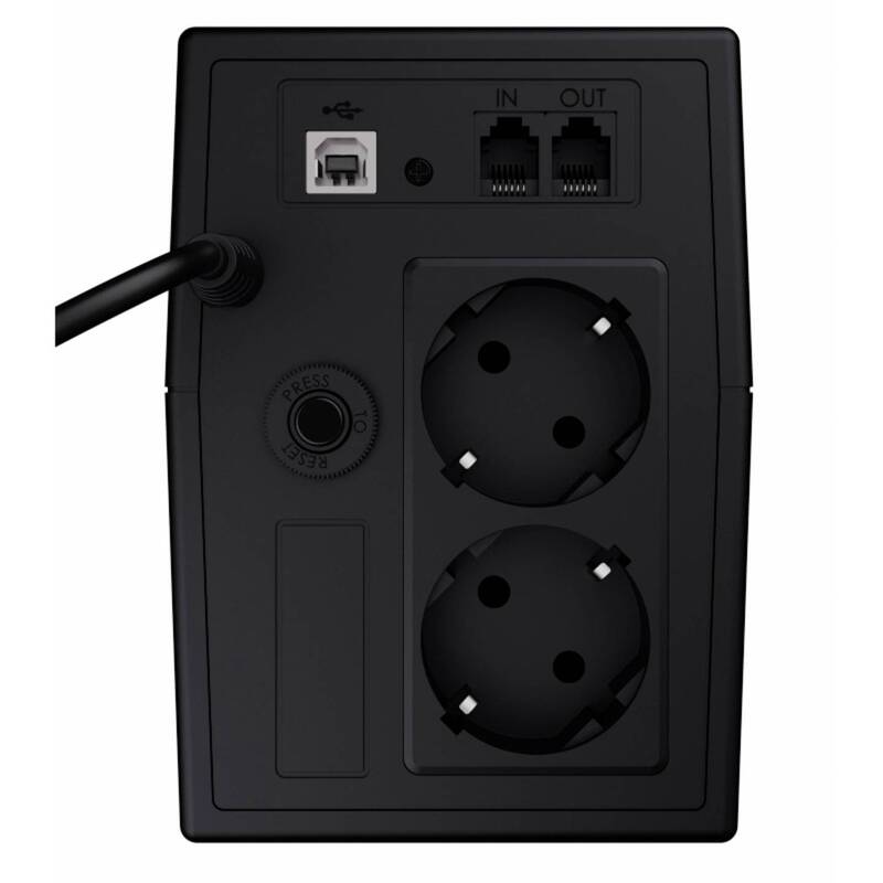 Green Cell USV 600 VA 360W Stromversorgung mit 2 USB Ausgängen und Schutzsystem - 5902701419615