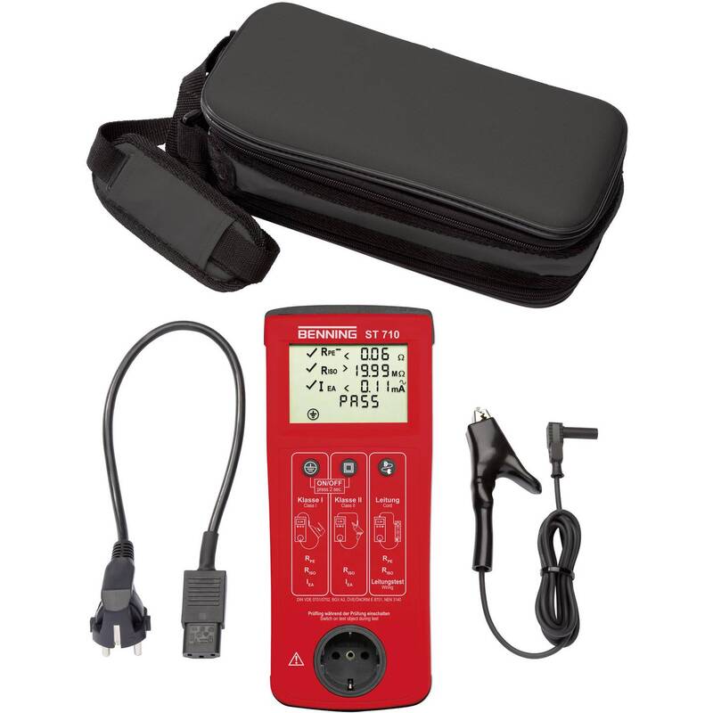 BENNING ST 710 VDE-PRÜFGERÄT 701/702 digitaler Geräetetester IP40 800g - 4014650503084