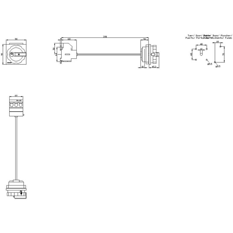 Siemens Lasttrennschalter 3LD Not-Aus-Schalter Hauptschalter Industrieanwendung - 4011209403376