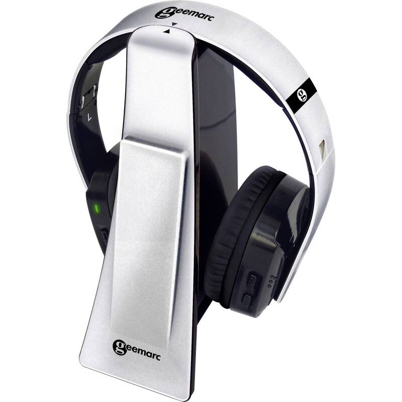 Geemarc CL7400 OPTI Funk TV In Ear Kopfhörer Over Ear Leichtbügel Headset Silber - 3521350009422