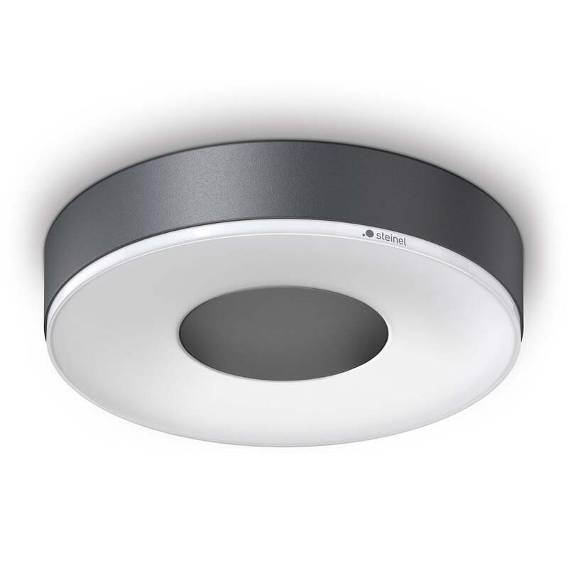 STEINEL Deckenleuchte RS 200 C LED Lampe dimmbar anthrazit IP54 1165 Lumen Licht - 4007841078775