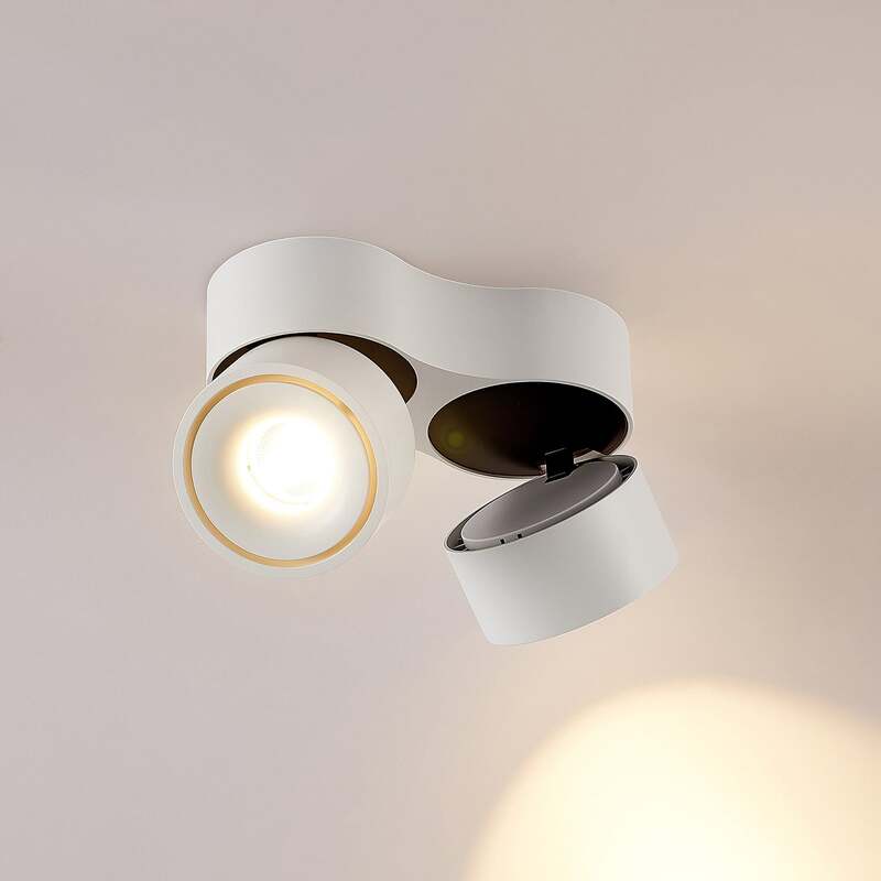 Arcchio Deckenstrahler Spot LED weiß Rotari Aluminium Lampe warmweiß dimmbar - 4251096579369