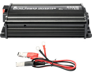 B-Ware WATTSTUNDE Sinus Spannungswandler 300W 12V Wechselrichter IP65 schwarz 22,5x11cm