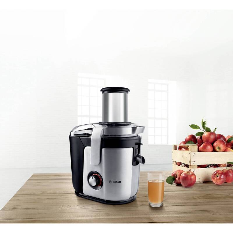 Bosch Entsafter MES4010 1200W Saftpresse Küchenmaschine Silber 3l effizient - 4242002770062
