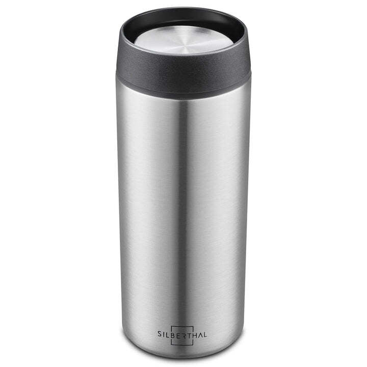 SILBERTHAL Thermobecher Kaffeebecher Edelstahl Silber isoliert 2 STÜCK - 4260470466188
