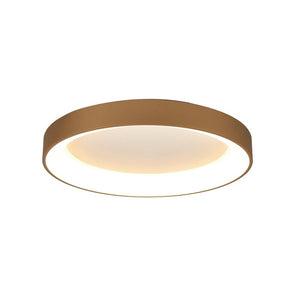 B-Ware Mantra Iluminación LED-Deckenlampe Niseko II CCT Fernbedienung Ø65cm goldfarben