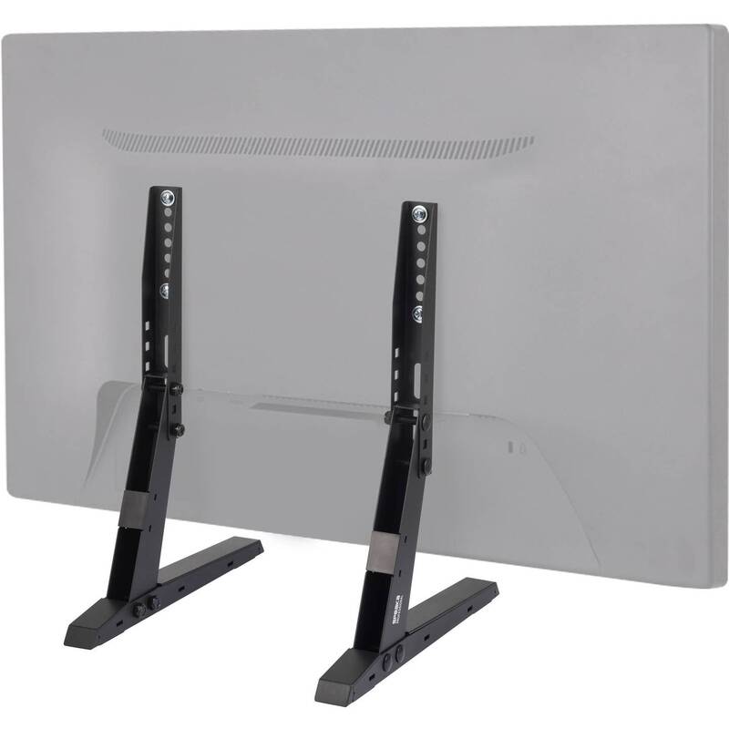 SpeaKa Professional TV-Standfuß Fernseher Halterung 33-94cm schwarz starr 35kg - 4053199523740