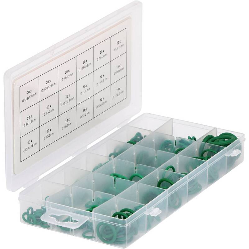 KS Tools O-Ring Sortiment HNBR 270-teilig Handwerkzeug Kunststoffkoffer 150g - 4042146510780