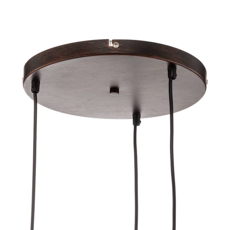 Globo Hängeleuchte Pendelleuchte Varus LED Lampe dimmbar amber 3-flammig Ø51cm - 9007371371846