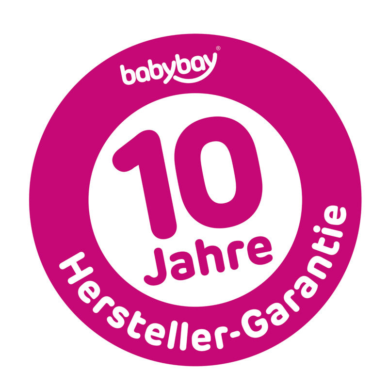 Babybay Baby Beistellbett Babybett Boxspring Liegefläche 51 x 89 cm Buche weiß - 4260095222459