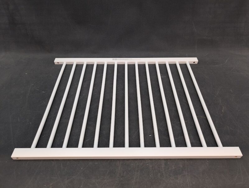 tiSsi Beistellbett Maxi Babybett Gitterbett aus massivem Buchenholz weiß 76x40cm - 4260657580225